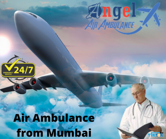 hire-angel-air-ambulance-service-in-mumbai-with-superb-medical-tool-big-0