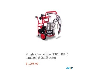 Single cow milker