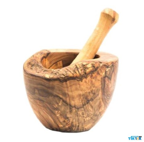choixe-offers-durable-olive-wood-mortar-and-pestle-kitchen-countertops-big-0
