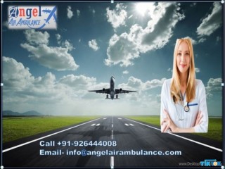 Take Angel Air Ambulance Service in Varanasi With Hi-Tech Medical Facility