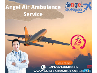 Get Angel Air Ambulance Service In Bhagalpur With Low Fare Cardiac Monitor