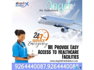 Take Angel Air Ambulance Service In Raigarh With Paramedical Team For Shifting