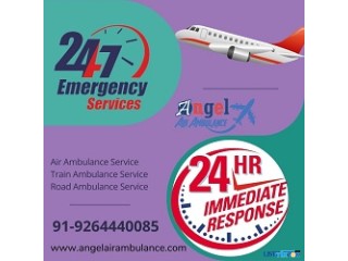 Available Angel Air Ambulance Service in Cooch Behar With Better Medical Equipment