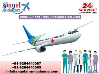 Pick Angel Air Ambulance Service in Bagdogra with Dedicated Medical Staff