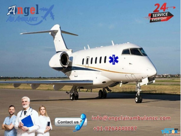 gain-angel-air-ambulance-service-in-srinagar-with-trouble-free-medical-transportation-big-0