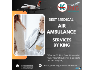 Air Ambulance Service in Ahmadabad by King- Peak Level Ambulance Service