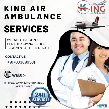 air-ambulance-service-in-chennai-by-king-quick-transportation-and-well-trained-medical-staffs-big-0