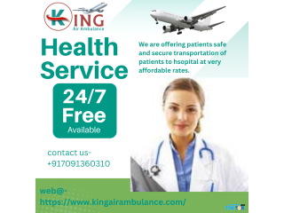 Air Ambulance Service in Bhopal By King- Well-Planned Evacuation Serviceable