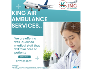 Air Ambulance Service in Gaya by King- Provides ICU Facilities