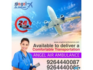 Hire Angel Air Ambulance Service in Guwahati with Finest Medical Equipment