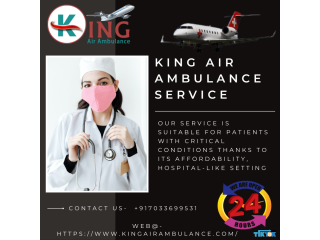 Air Ambulance Service in Gorakhpur by King- High-Quality Service