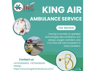 Air Ambulance Service in Jamshedpur by King- Comfortable Medical Transportation
