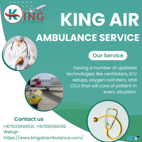 air-ambulance-service-in-jamshedpur-by-king-comfortable-medical-transportation-big-0