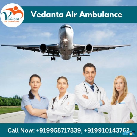 utilize-vedanta-air-ambulance-from-delhi-with-splendid-medical-amenities-big-0