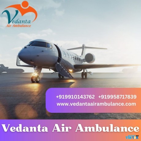 book-vedanta-air-ambulance-in-guwahati-with-superb-medical-setup-big-0