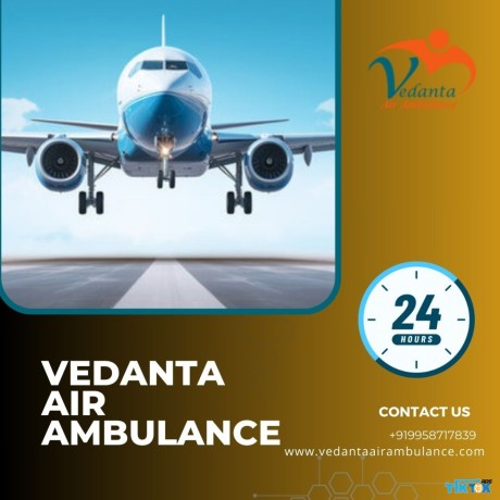 avail-vedanta-air-ambulance-in-kolkata-with-superb-medical-accessories-big-0