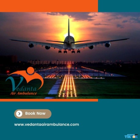 book-vedanta-air-ambulance-in-guwahati-with-superb-remedial-care-big-0