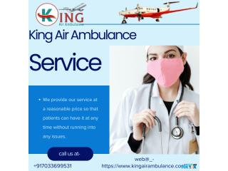 Air Ambulance Service in Bangalore by King- Bed to Bed Medical Facilities