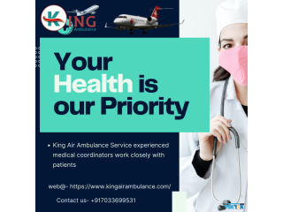 Air Ambulance Service in Patna by King- Expert Medical Team