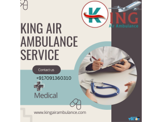 Advance Life-saving Technology Air Ambulance Service in Guwahati by King