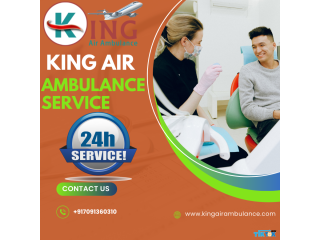 Critical care Air Ambulance Service in Bhubaneswar by King