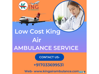 Swift & Reliable Medical Transfer Air Ambulance Service in Raipur by King