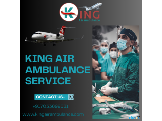 Immediate Medical Attention Air Ambulance Service in Varanasi by King