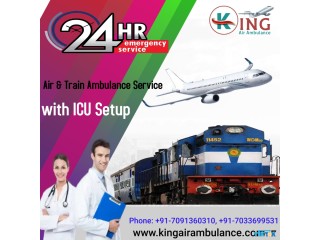 Get the Best and most Amazing Charter Air Ambulance Service in Ranchi by King Ambulance