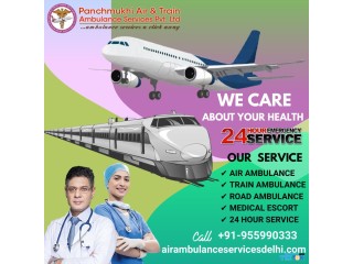 Get a Train Ambulance in Dibrugarh with a Medical Team- Panchmukhi Ambulance at Low-Cost