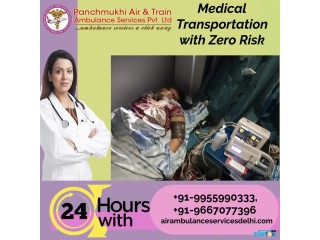 Book Best Medical Train Ambulance by Panchmukhi Train Ambulance in Varanasi