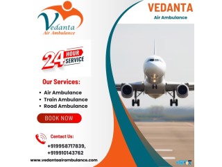 Utilize Vedanta Air Ambulance in Patna with Life-Saving Medical Equipment