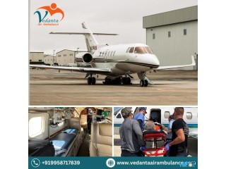 Book Vedanta Air Ambulance in Kolkata with Entire Advanced Healthcare Amenities