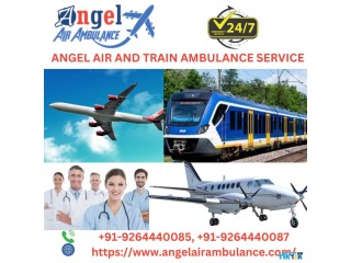 Angel Air and Train Ambulance Service in Guwahati Offers Reliable Medical Equipment