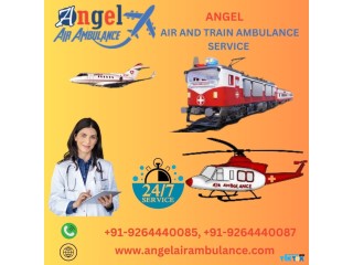 Angle Air and Train Ambulance Service in Srinagar for Secure Patients Shifting