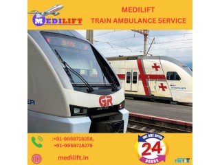 Get Medilift Train Ambulance Service in Kolkata for Health Emergency