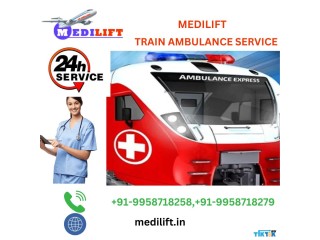 Medilift Train Ambulance Service in Delhi Offers Safe Journey for Patients