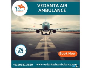 Obtain Vedanta Air Ambulance from Varanasi with Superior Medical System