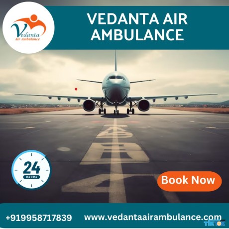 obtain-vedanta-air-ambulance-from-varanasi-with-superior-medical-system-big-0