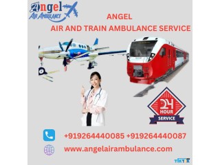 Gain Angel Air and Train Ambulance Service in Kolkata for Secure Patient Shifting