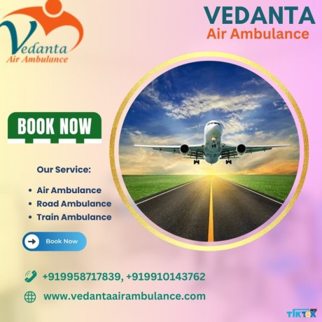 get-vedanta-air-ambulance-from-patna-with-perfect-healthcare-assistance-big-0