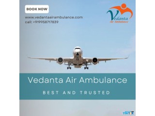 Avail Vedanta Air Ambulance in Guwahati with Full Medical Accessories