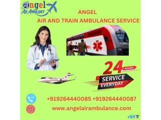 Angel Air and Train Ambulance Service in Guwahati for Secure Journey of Patients