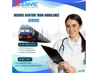 Medivic Aviation Train Ambulance Services in Ranchi offers the Safest Treatment