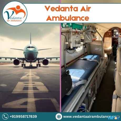 obtain-vedanta-air-ambulance-from-patna-with-trustworthy-medical-accessories-big-0