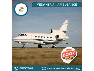 Book Vedanta Air Ambulance from Kolkata with Excellent Medical Amenities