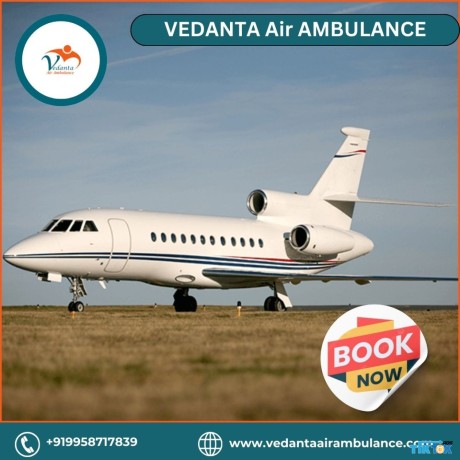 book-vedanta-air-ambulance-from-kolkata-with-excellent-medical-amenities-big-0