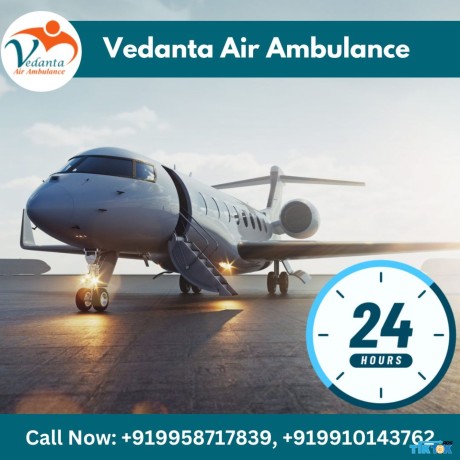 vedanta-air-ambulance-in-ranchi-reliable-and-low-charge-big-0