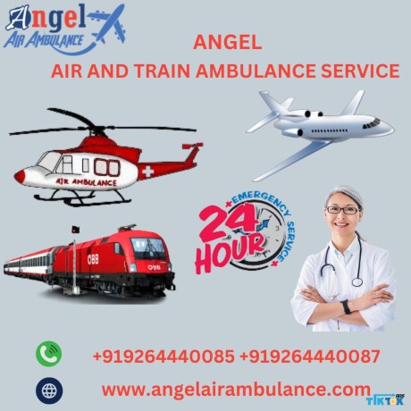 get-angel-air-and-train-ambulance-service-in-patna-with-superior-transport-facilities-big-0