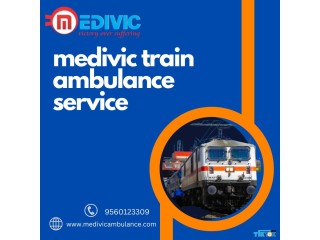 Extremely stable and careful care is provided by Medivic Train Ambulance in Patna