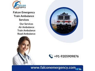 Falcon Train Ambulance in Kolkata Delivers Medical Transportation in a Risk-Free Manner